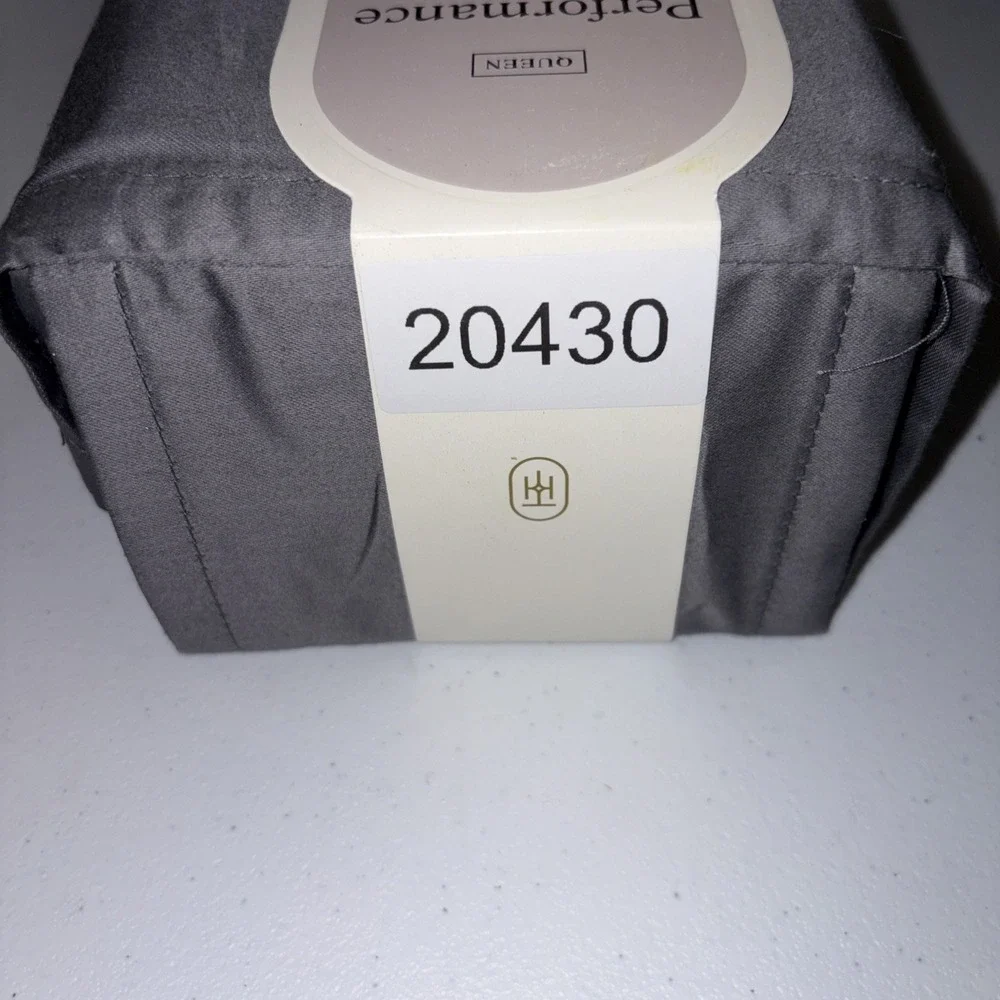 Threshold Queen Size 400 Thread Count Performance Flat Sheet - Radiant Gray